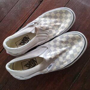 Vans Slip On Grey And White Checker (M 5; W 6.5)